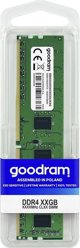 GoodRam Μνήμη RAM 4GB DDR4 2400MHz, GR2400D464L17S/4G, 288-pin DIMM