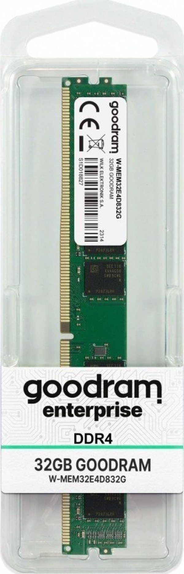 Μνήμη διακομιστή GoodRam 32GB DDR4 3200 ECC DRx8 VLP (1x32)