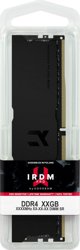 Goodram IRDM PRO Μνήμη RAM DDR4 16GB, 3600MHz, CL18, Deep Black, IRP-K3600D4V64L18/16G