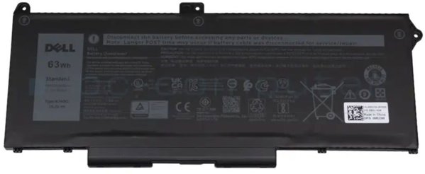 Μπαταρία φορητού υπολογιστή Dell BTRY,PRI,63WHR,4C,LITH,BYD