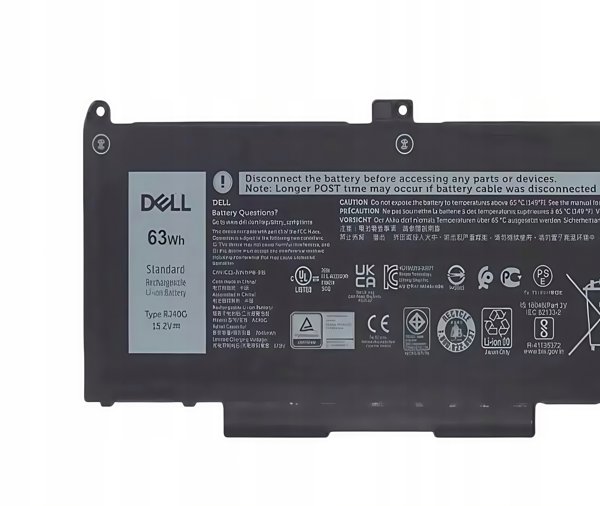 Μπαταρία φορητού υπολογιστή Dell BTRY,PRI,63WHR,4C,LITH,BYD