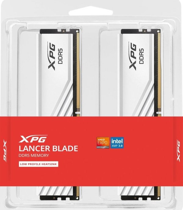 Pamiec ADATA XPG Lancer Blade, DDR5, 32 GB, 6000MHz, CL48 (AX5U6000C4816G-DTLABWH)