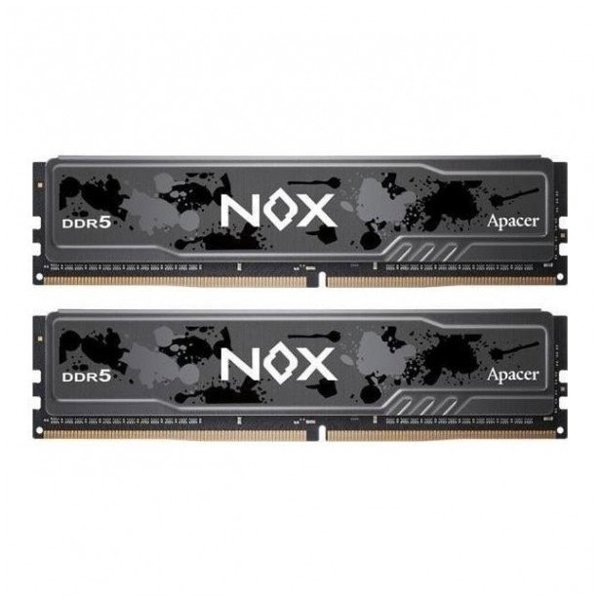 Μνήμη DDR5 Apacer NOX 32GB (2x16GB) 5200MHz CL40 1,25V Μαύρη