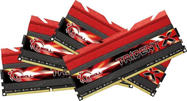 GSkill TridentX, DDR3, 32 GB, 2400MHz, CL10 (F3-2400C10Q-32GTX)