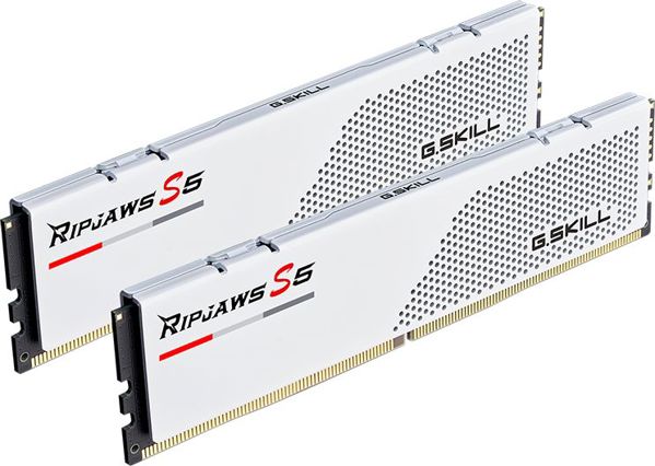 G.Skill Ripjaws S5 Μνήμη RAM DDR5 64GB (2x32GB) 5600MHz CL36 - Λευκό (F5-5600J3636D32GX2-RS5W)