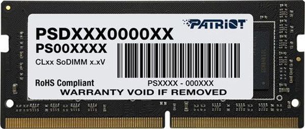 Μνήμη Patriot Signature για laptop, SODIMM, DDR4, 16 GB, 2400 MHz, CL17 (PSD416G240081S)