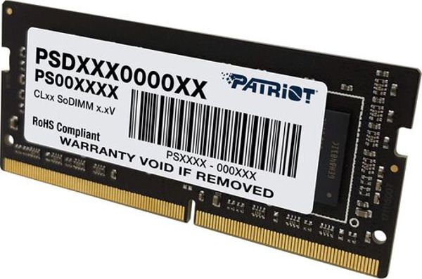Μνήμη Patriot Signature για laptop, SODIMM, DDR4, 16 GB, 2400 MHz, CL17 (PSD416G240081S)