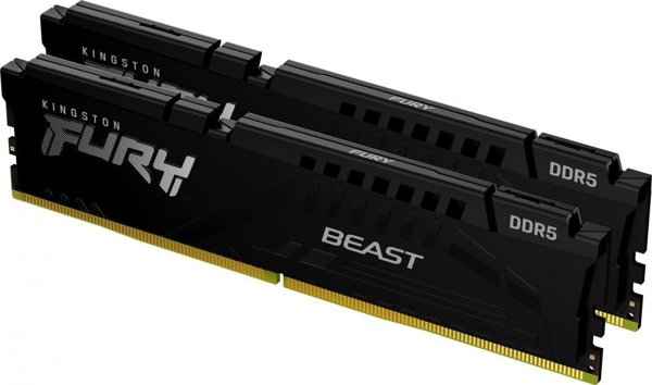 Μνήμη Kingston Fury Beast, DDR5, 32 GB, 6000MHz, CL30 (KF560C30BBK2-32)
