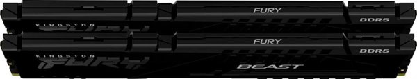 Μνήμη Kingston Fury Beast, DDR5, 32 GB, 6000MHz, CL30 (KF560C30BBK2-32)