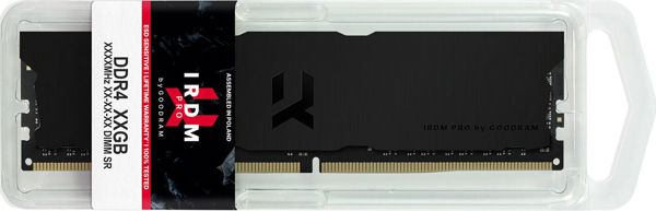 GoodRam IRDM PRO DDR4 RAM 32GB (2x16GB) 3600MHz CL18 - Deep Black, IRP-K3600D4V64L18/32GDC