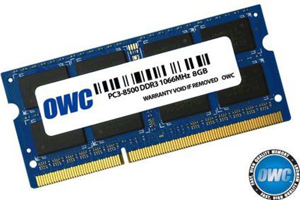 Μνήμη για λάπτοπ OWC SODIMM DDR3 8 GB 1066 MHz CL7 (OWC8566DDR3S8GB)