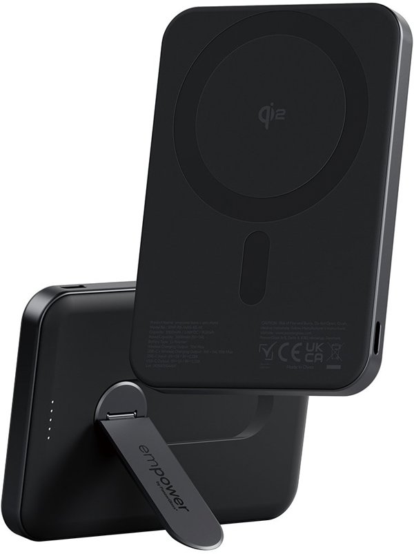 PanzerGlass empower Powerbank w. Spin Stand 5000mAh Space Black