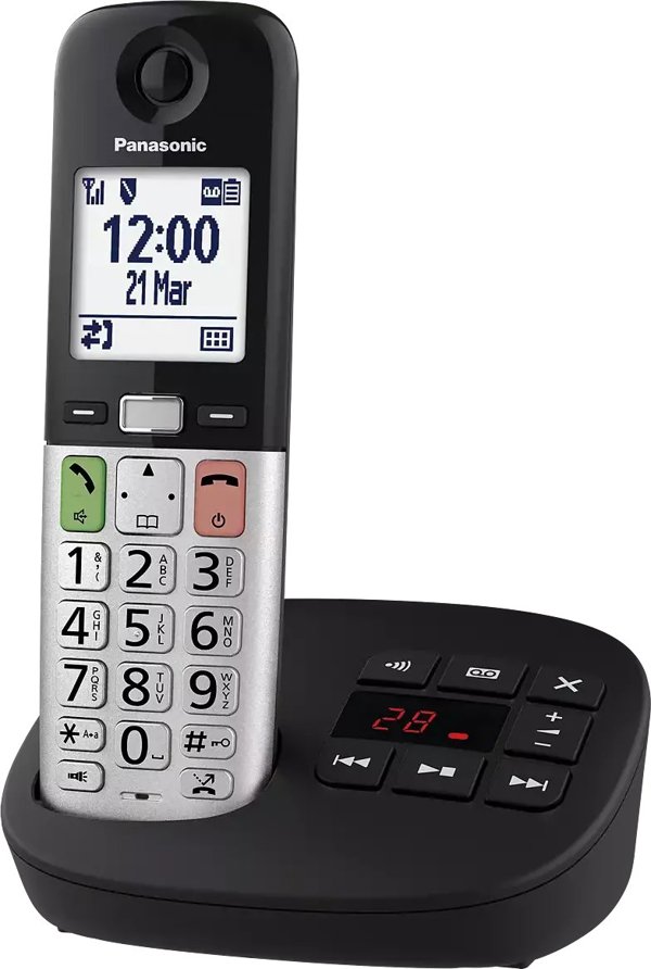 Panasonic KX-TGU430EXB schwarz/silber m. AB