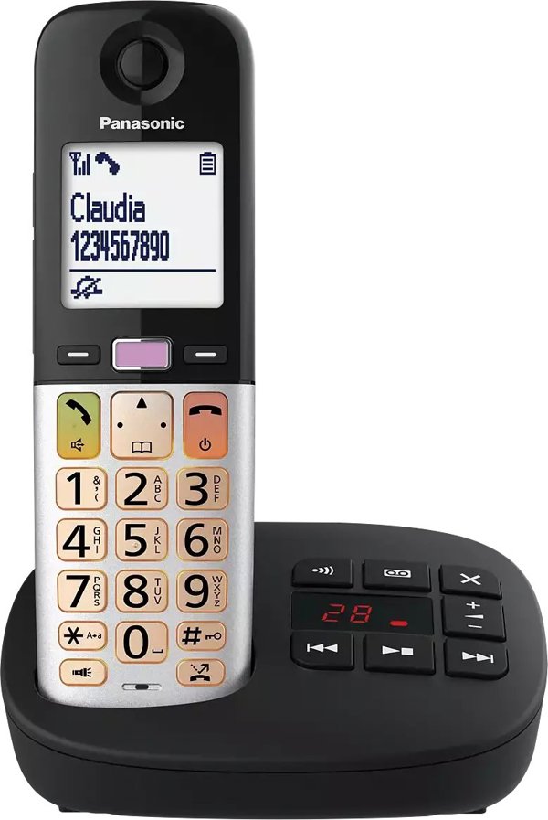Panasonic KX-TGU430EXB schwarz/silber m. AB