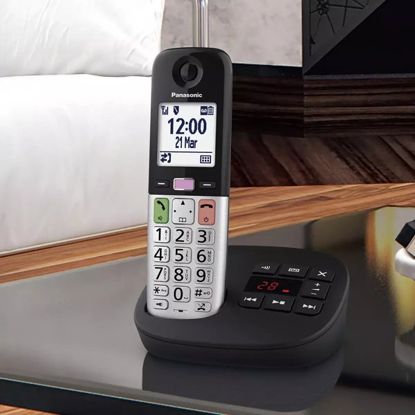 Panasonic KX-TGU430EXB schwarz/silber m. AB