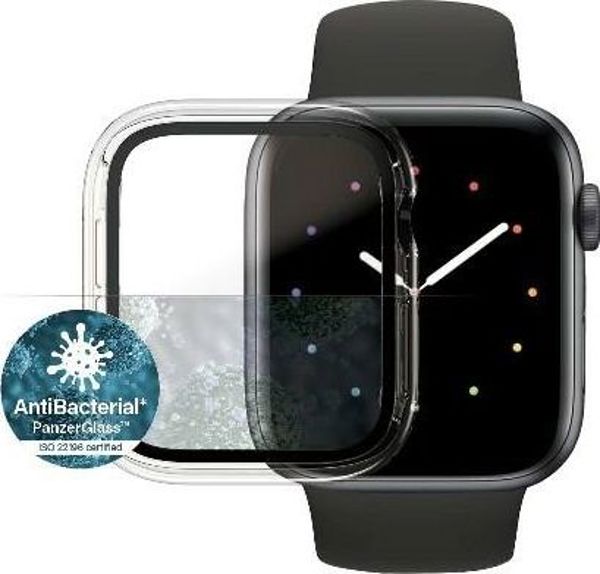 PanzerGlass Προστατευτικό Οθόνης Full Body για Apple Watch 4/5/6/SE 44mm, Αντιβακτηριδιακό Γυαλί