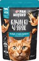 Pan Miésko Κομμάτια σε Σάλτσα Γαλοπούλα με Τόνο (Ενήλικας) - Υγρή Τροφή για Γάτες - 85γρ