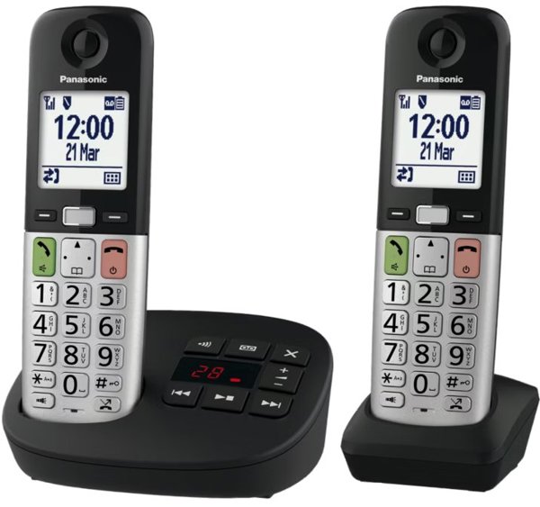 Panasonic KX-TGU432EXB schwarz/silber m. AB