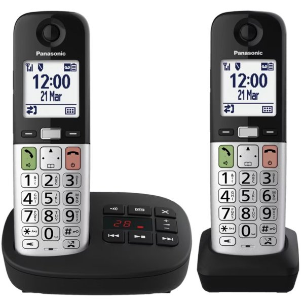 Panasonic KX-TGU432EXB schwarz/silber m. AB