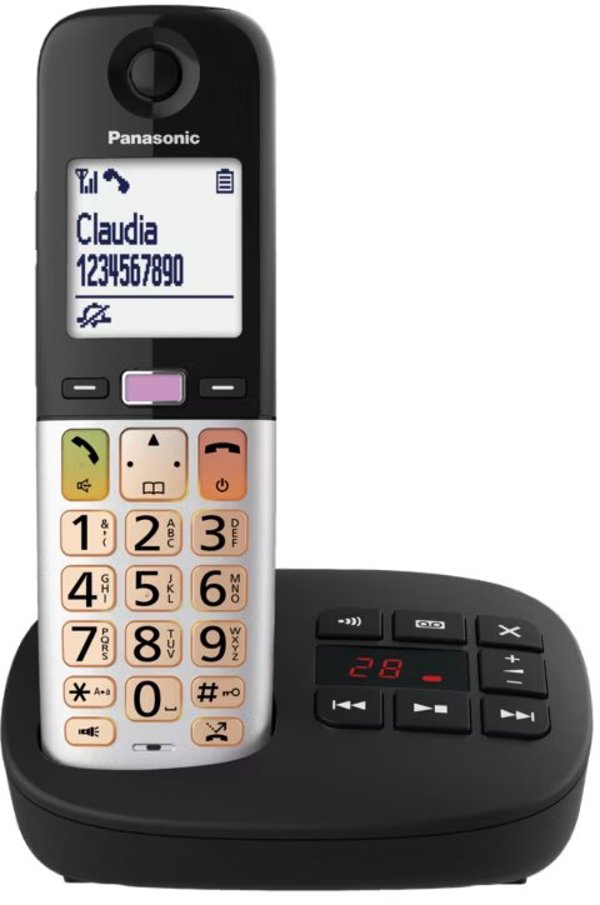 Panasonic KX-TGU432EXB schwarz/silber m. AB