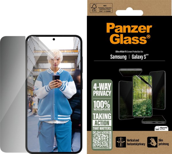 PanzerGlass ECO Matrix Προστατευτικό Οθόνης 4-Way για Samsung Galaxy S25