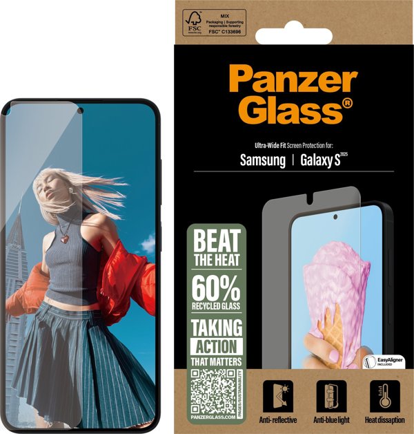 PanzerGlass All-in-One Προστατευτικό Οθόνης για Samsung Galaxy S25