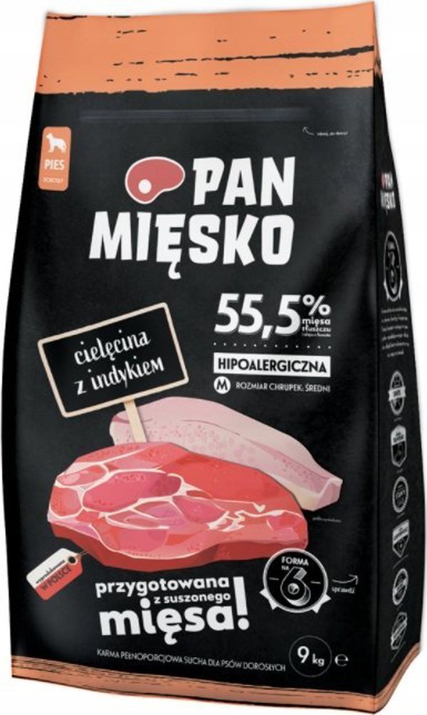 Pan Miesko XS Μοσχαρίσιο Κρέας 9 kg