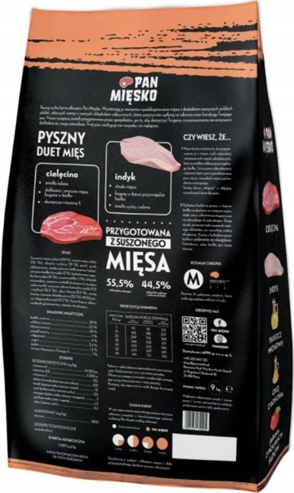 Pan Miesko XS Μοσχαρίσιο Κρέας 9 kg