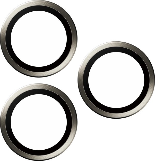 PanzerGlass PanzerGlass Hoops iPhone 15 Pro, Pro Max Natural Metal