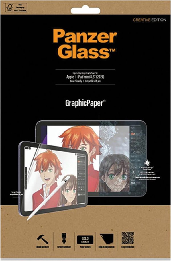 Προστατευτικό Φιλμ PanzerGlass IPAD MINI 8.3 2021 PanzerGlass GraphicPaper Συμβατό με Θήκη Αντιβακτηριακό