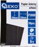 Νερού Υγρό Λειαντικό Χαρτί – φύλλο 230x280mm P3000