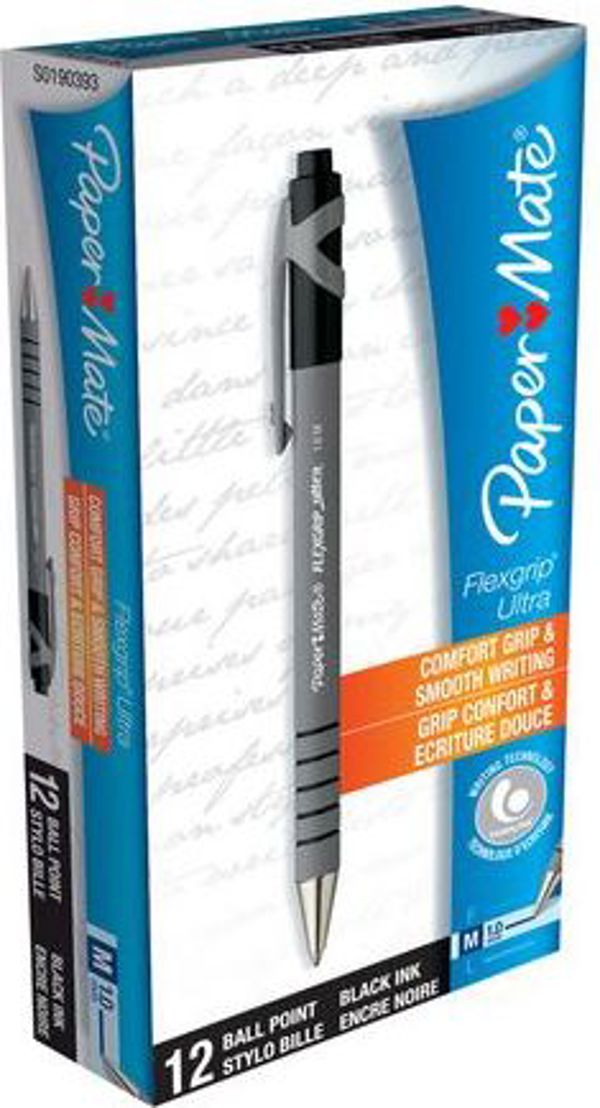 Paper Mate Dlugopis automatyczny FLEXGRIP ULTRA RT czarny (SAN004)