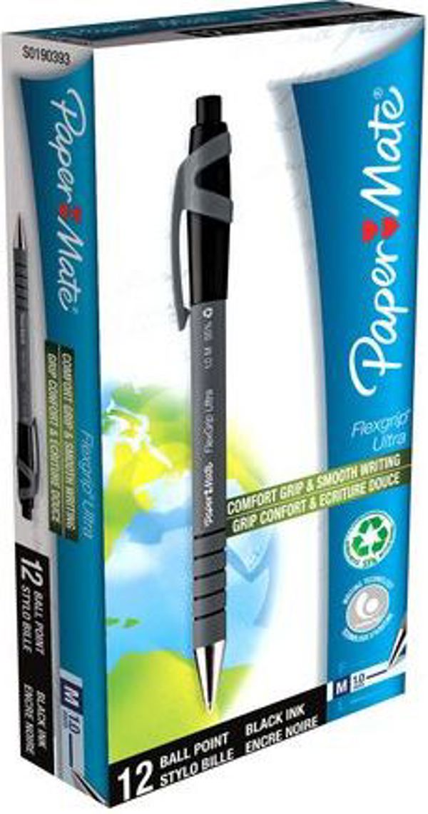 Paper Mate Dlugopis automatyczny FLEXGRIP ULTRA RT czarny (SAN004)