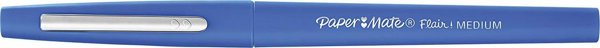 Paper Mate Flair Στυλό με Ίνες, Μέτρια Μύτη 0.7mm, Μπλε Χρώμα, 5 Τεμάχια