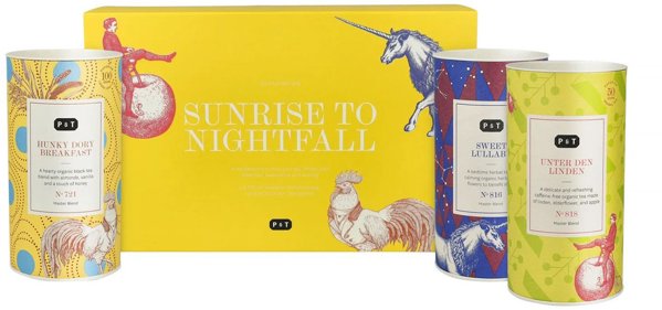 Paper & Tea Σετ τριών τσαγιών χύμα Sunrise to Nightfall - συνολικά 200g