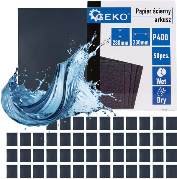 Papier scierny wodny – arkusz 230x280mm P400