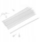 Κεριά για τούρτες Party Deco μακριά 12 τεμ. 14,5 cm ORION λευκά με βάσεις