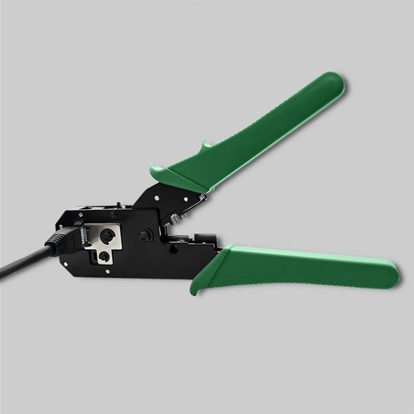 Parplast Zaciskarka Qoltec μονάδα κοπής και πρέσας για καλώδια Ethernet 8P 6P 4P