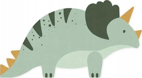 Χαρτοπετσέτες Triceratops Party Deco 18x10cm 12τμχ