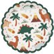 Party Deco Talerzyki Dinozaury 18x18cm mix A6 25677