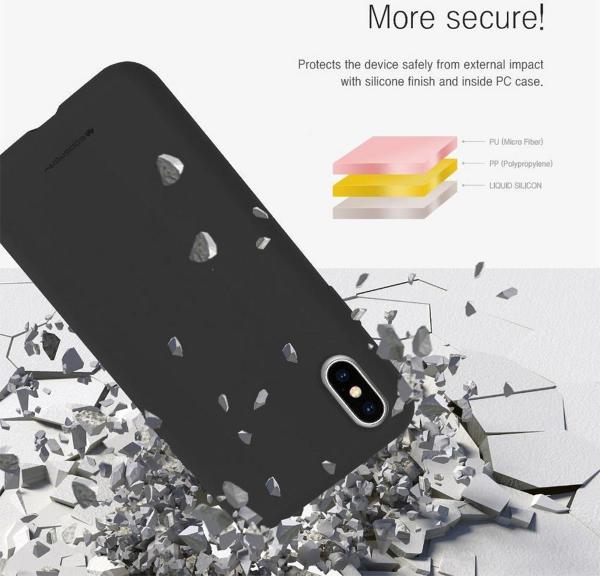 Θήκη Mercury Silicone για SAMSUNG S22 ULTRA Μαύρη