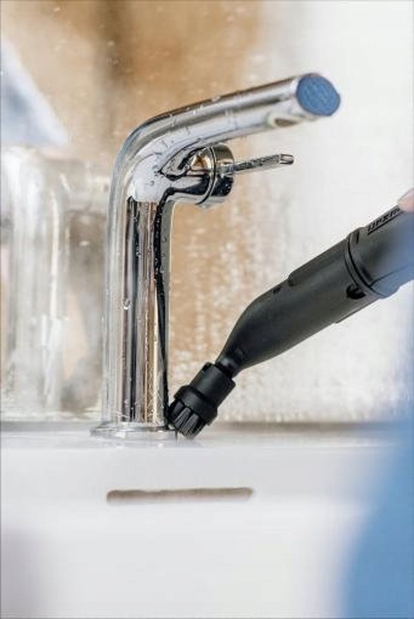 Karcher Ατμοκαθαριστής SC 4 EasyFix Iron με Σύστημα Σιδερώματος, Λευκός/Κίτρινος