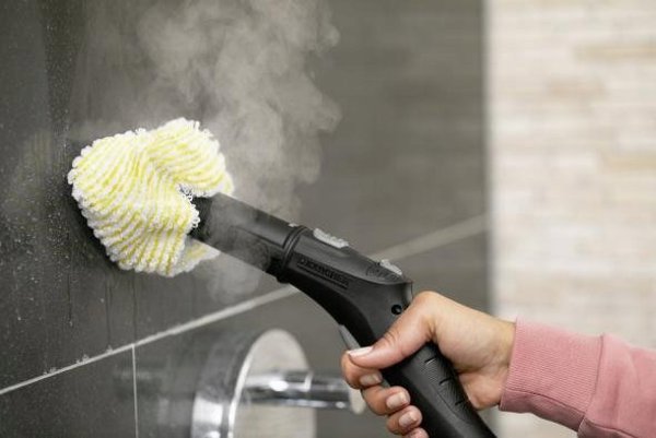 Karcher Ατμοκαθαριστής SC 4 EasyFix Iron με Σύστημα Σιδερώματος, Λευκός/Κίτρινος