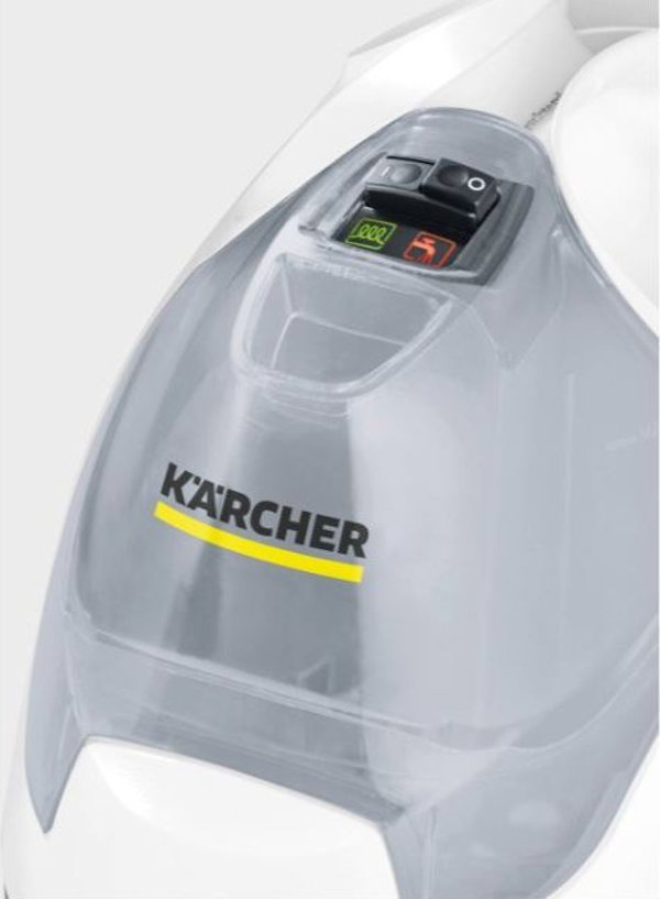 Karcher Ατμοκαθαριστής SC 4 EasyFix Iron με Σύστημα Σιδερώματος, Λευκός/Κίτρινος