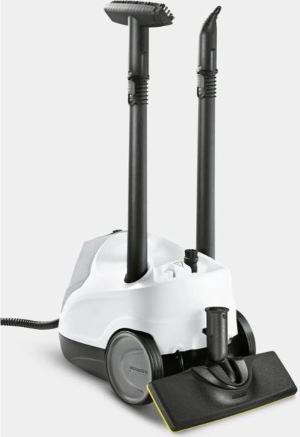 Karcher Ατμοκαθαριστής SC 4 EasyFix Iron με Σύστημα Σιδερώματος, Λευκός/Κίτρινος