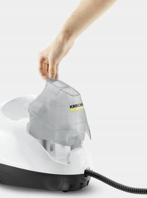 Karcher Ατμοκαθαριστής SC 4 EasyFix Iron με Σύστημα Σιδερώματος, Λευκός/Κίτρινος