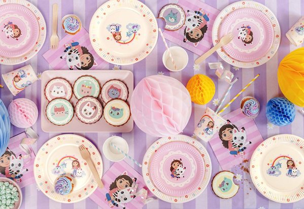 Party Deco Serwetki Koci Domek Gabi 33x33 mix A20 99265