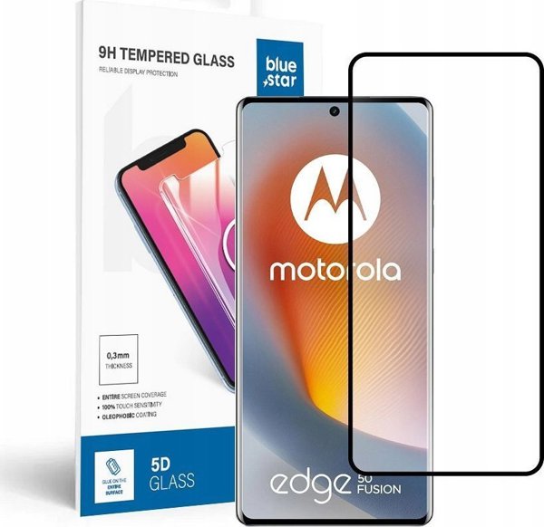 Partner Tele.com Blue Star 5D tempered glass - για Motorola Edge 50 Fusion - μαύρο 14167836 5903396311048