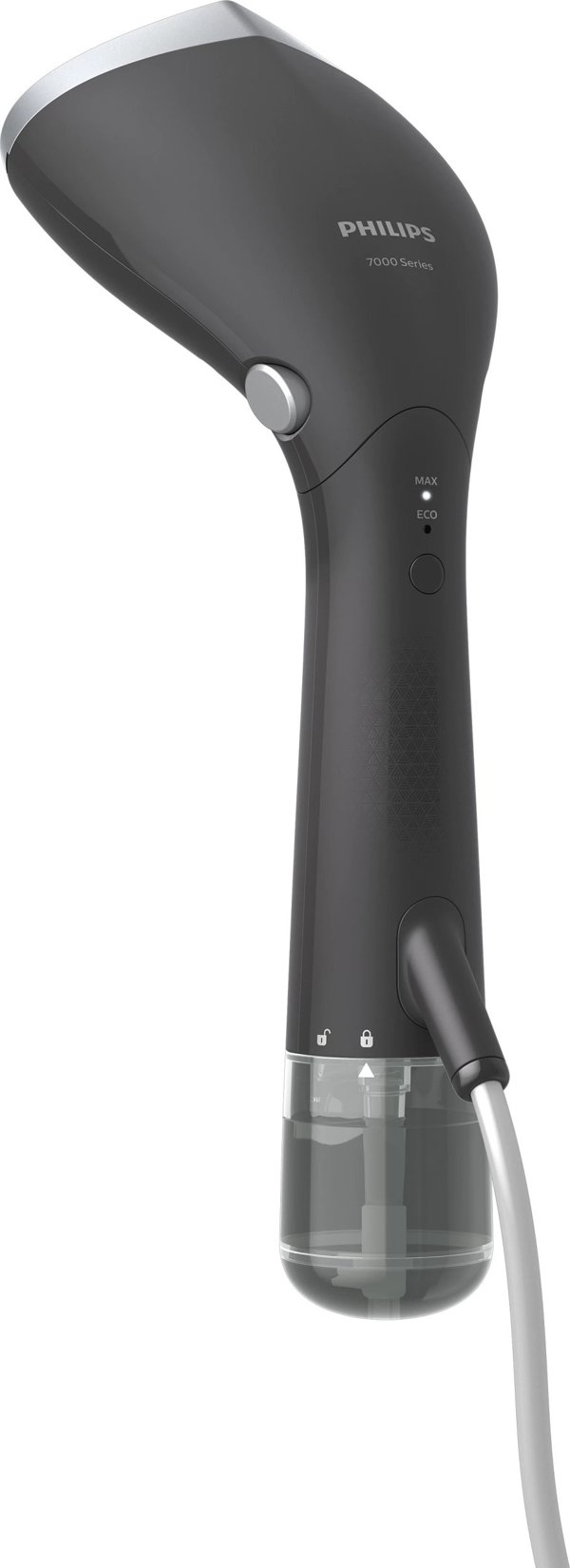 Philips STH7040/80 Ατμοκαθαριστής Ρούχων Χειρός, Κάθετη και Οριζόντια Λειτουργία, 0.2L, Μαύρο/Γκρι