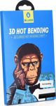 Mr. Monkey Σκληρυμένο Γυαλί 5D για iPhone XR - Partner Tele.com Προστατευτικό Οθόνης, Μαύρο